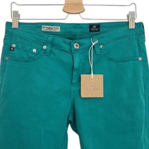 AG Adriano Goldschmied teal supper skinny ankle jeans size 30 NWT - Picture 4 of 10